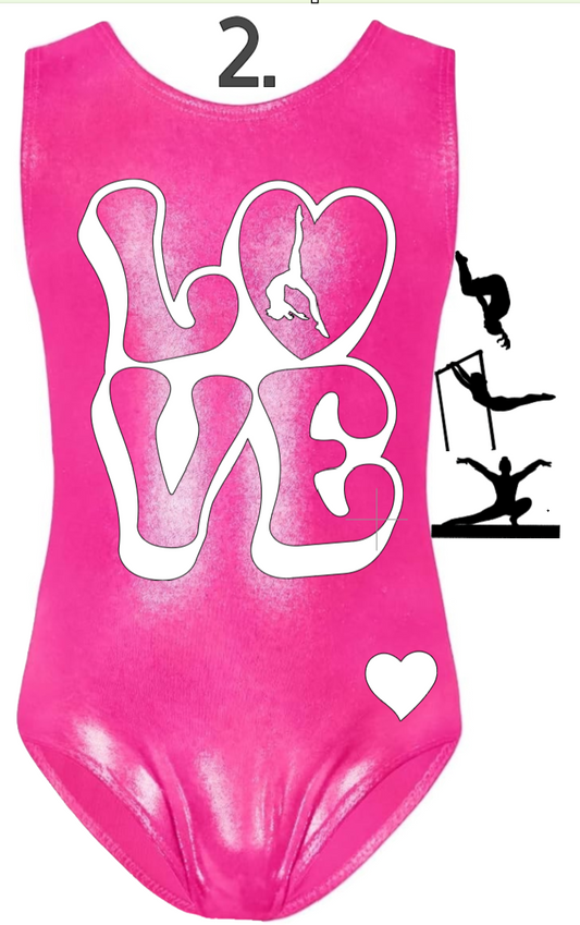 Custom Valentine Leotards - Design 2 LOVE