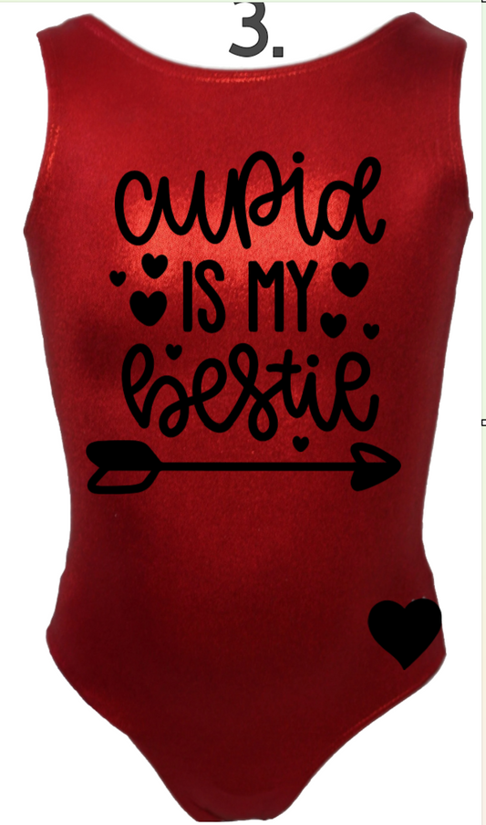 Custom Valentine Leotards - Design 3 Cupid Bestie