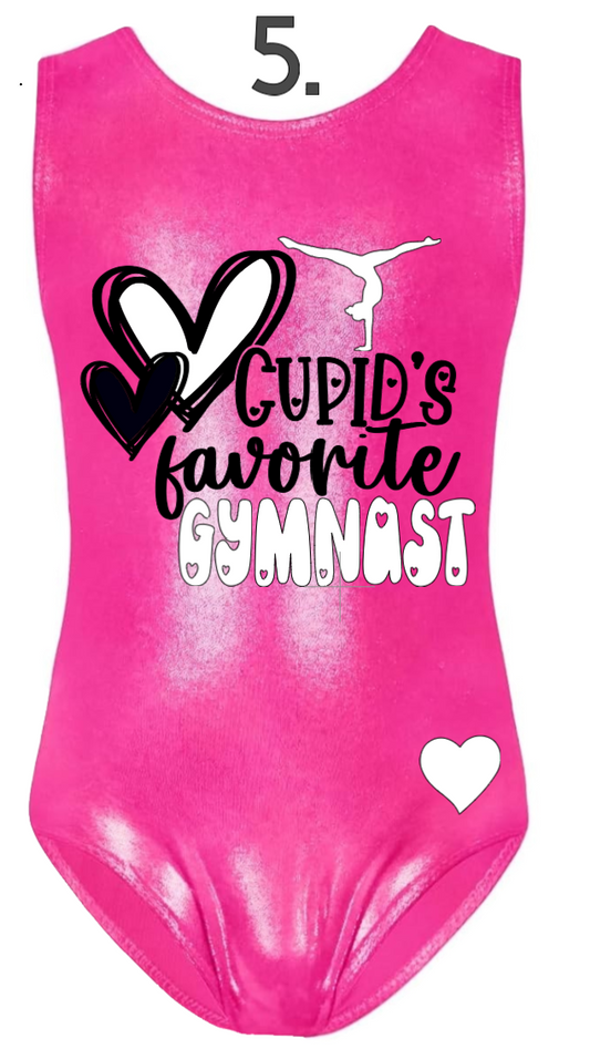 Custom Valentine Leotards - Design 5 Cupids Favorite