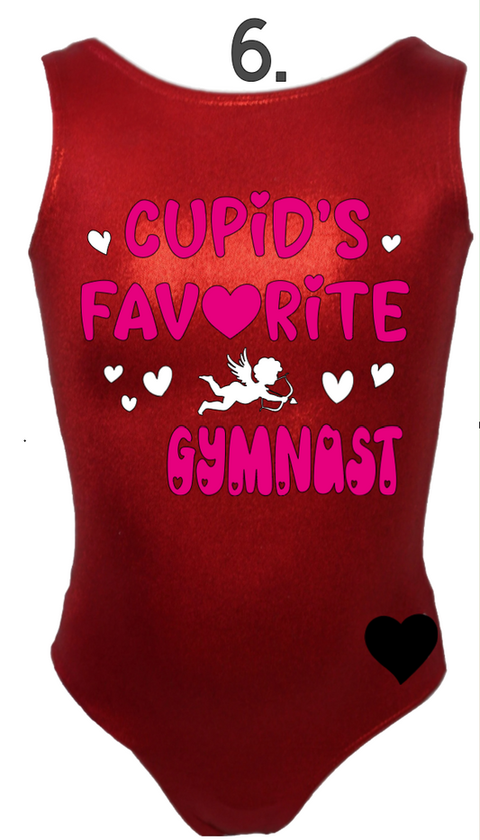 Custom Valentine Leotards - Design 6 Cupids Fave