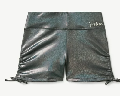 Pre-Owned Gynmastics Shorts Justice Small Child Black Jazz