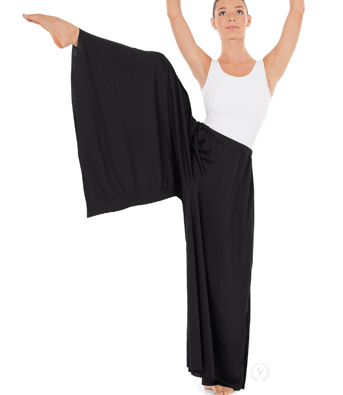 New Praise Pants Eurotard 13524 Palazzo Liturgical Long Church Dance Women's Sizes
