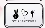 New - Dance Make Up/Accessory Bags Pouches Clear