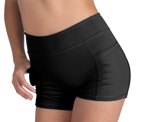 New Shorts Danz N Motion 26402C Parker High Waist Pockets Convention Wear Jazz