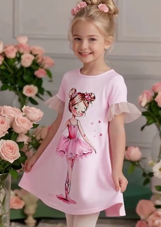 New Dance Ballerina Pajamas Sets or Dresses Toddler and Girl's Sizes