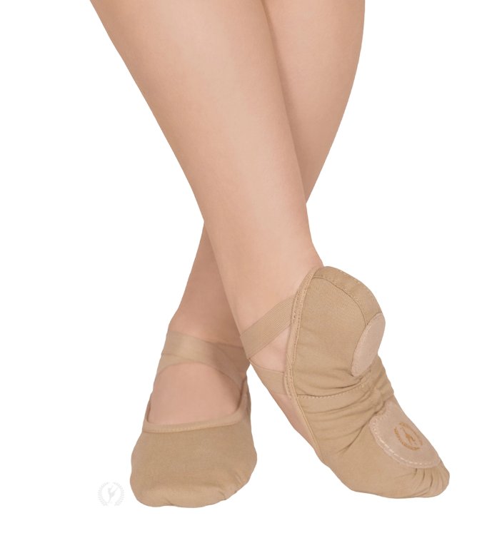New Ballet Shoes Eurotard A1004a Canvas Split Sole Stretch