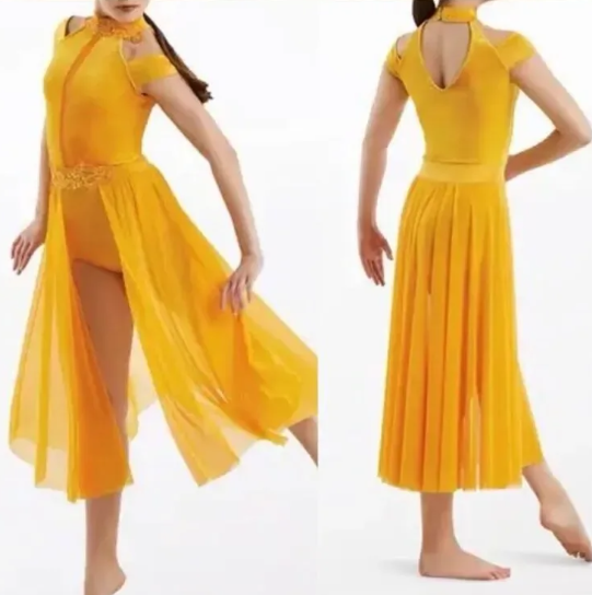 Pre-Owned Costume Weissman 10984 Small Adult Yellow Dress Contemporary