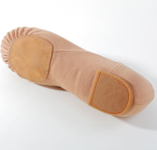 New Jazz Shoes DUX Canvas Split Sole Slip On Black and Tan