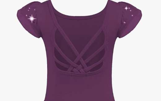 Pre-Owned Leotard X-Large Child Dark Purple Tap Ballet