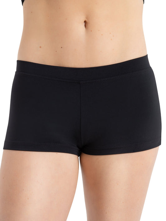 Pre-owned Shorts by Capezio Low Rise Boy Cut Black Medium Child