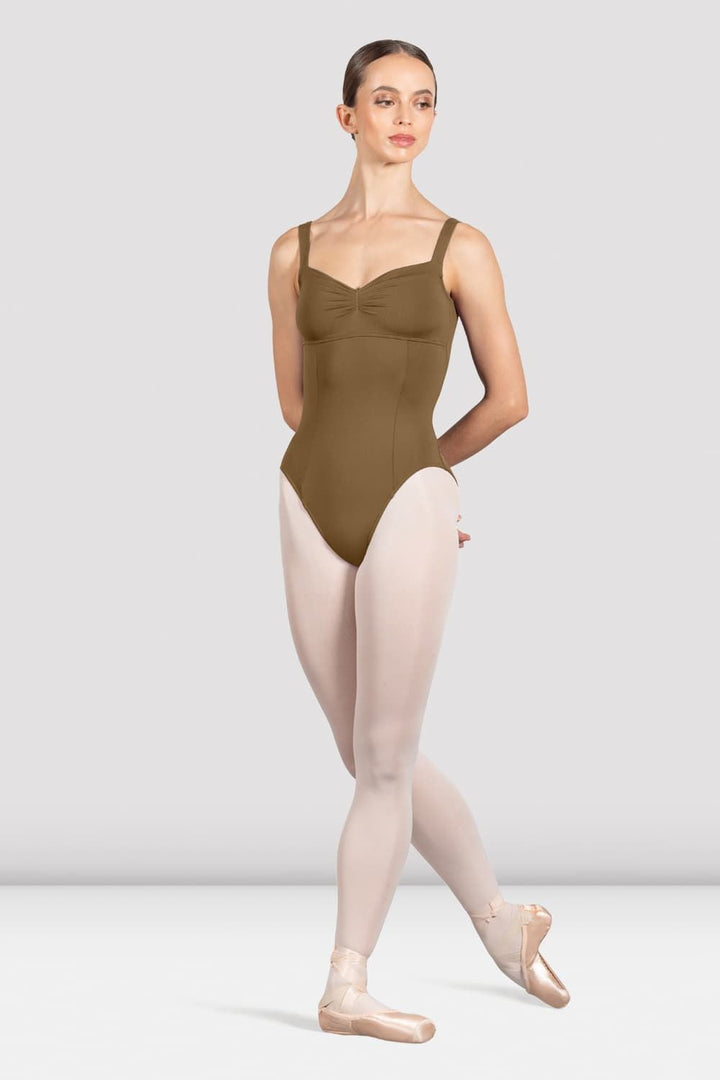 Pre-Owned Leotard Bloch Small Adult Black Ava Pinch Front Ballet Modern