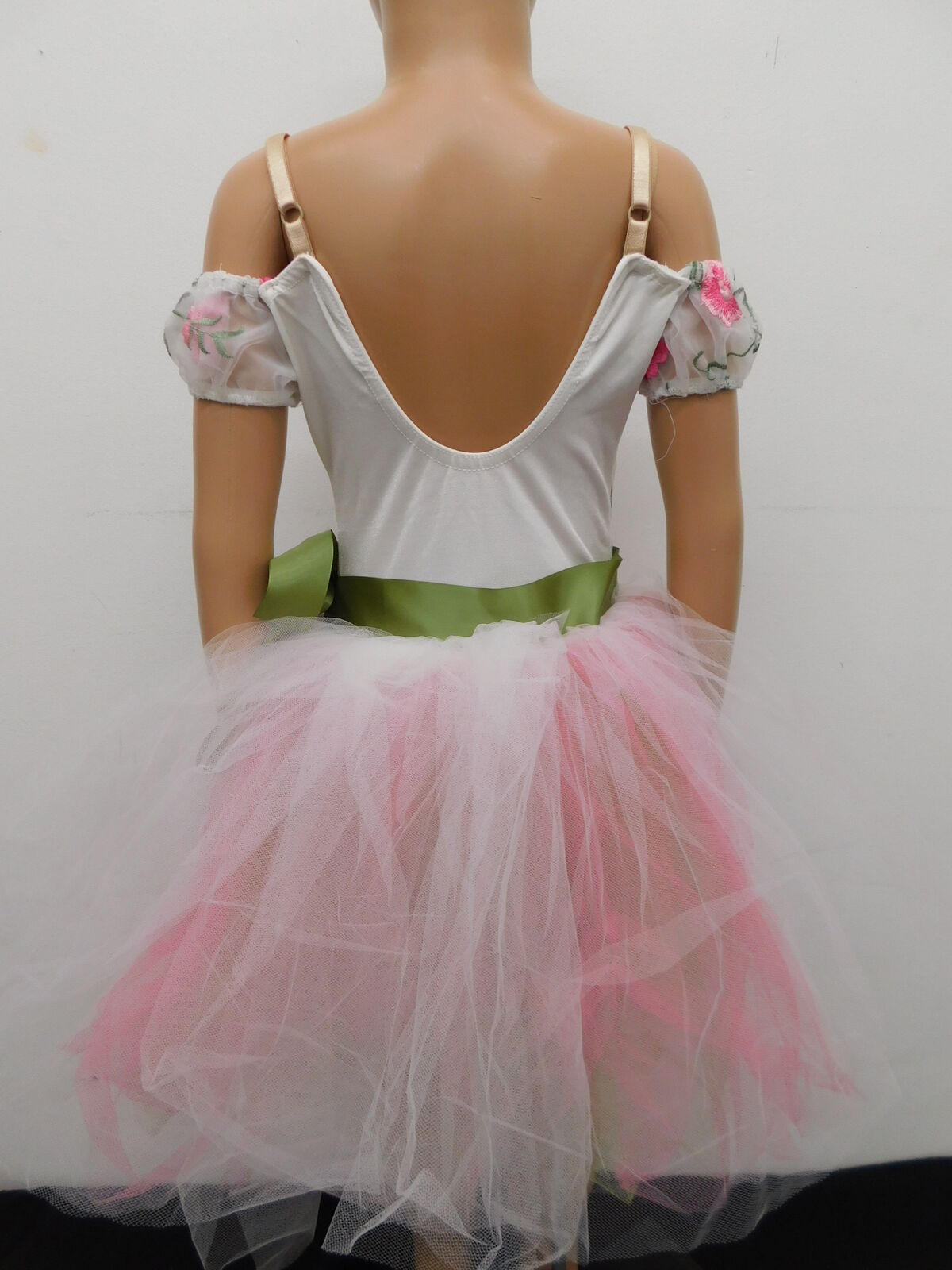 Pre-Owned Costume Costume Gallery   Small Child Pink Floral Tutu Dress Ballet