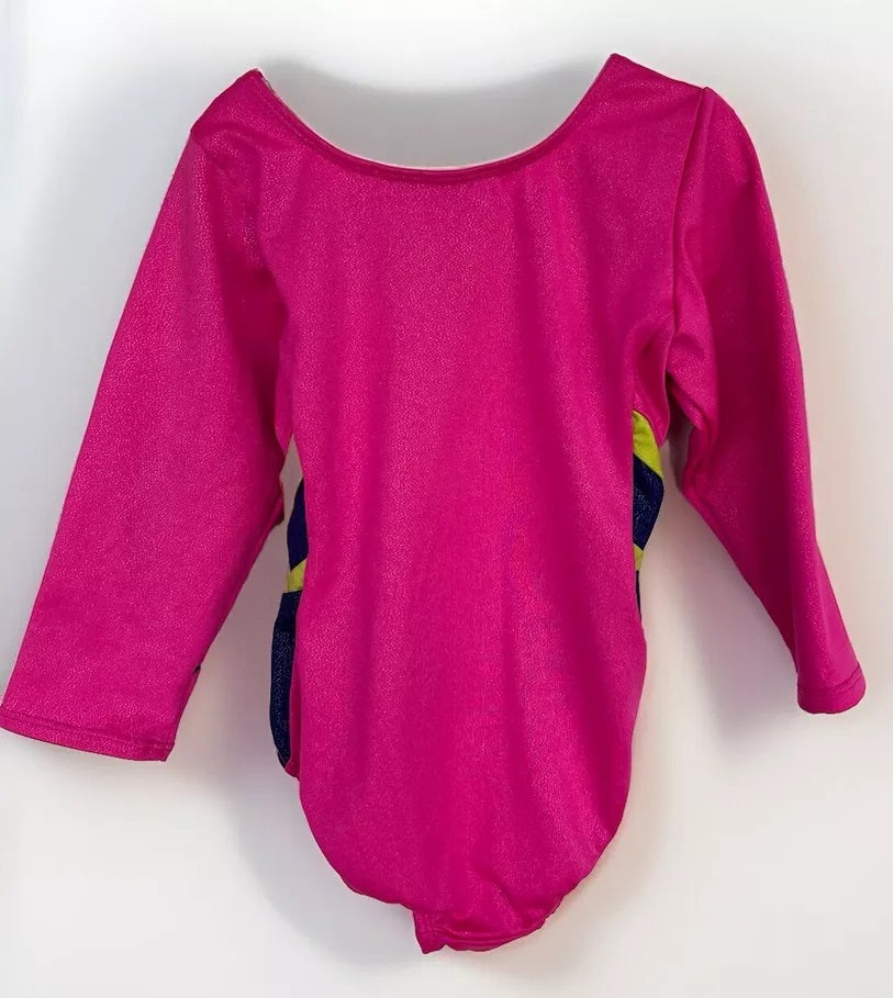 Pre-Owned Leotard Freestyle   Small Child Pink  Gymnastics Acro