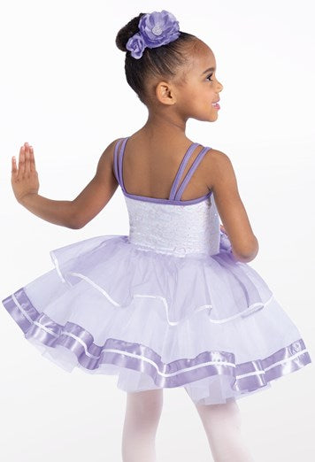 Pre-Owned Costume Weissman  12859 Medium Child Purple  Ballet Sequin