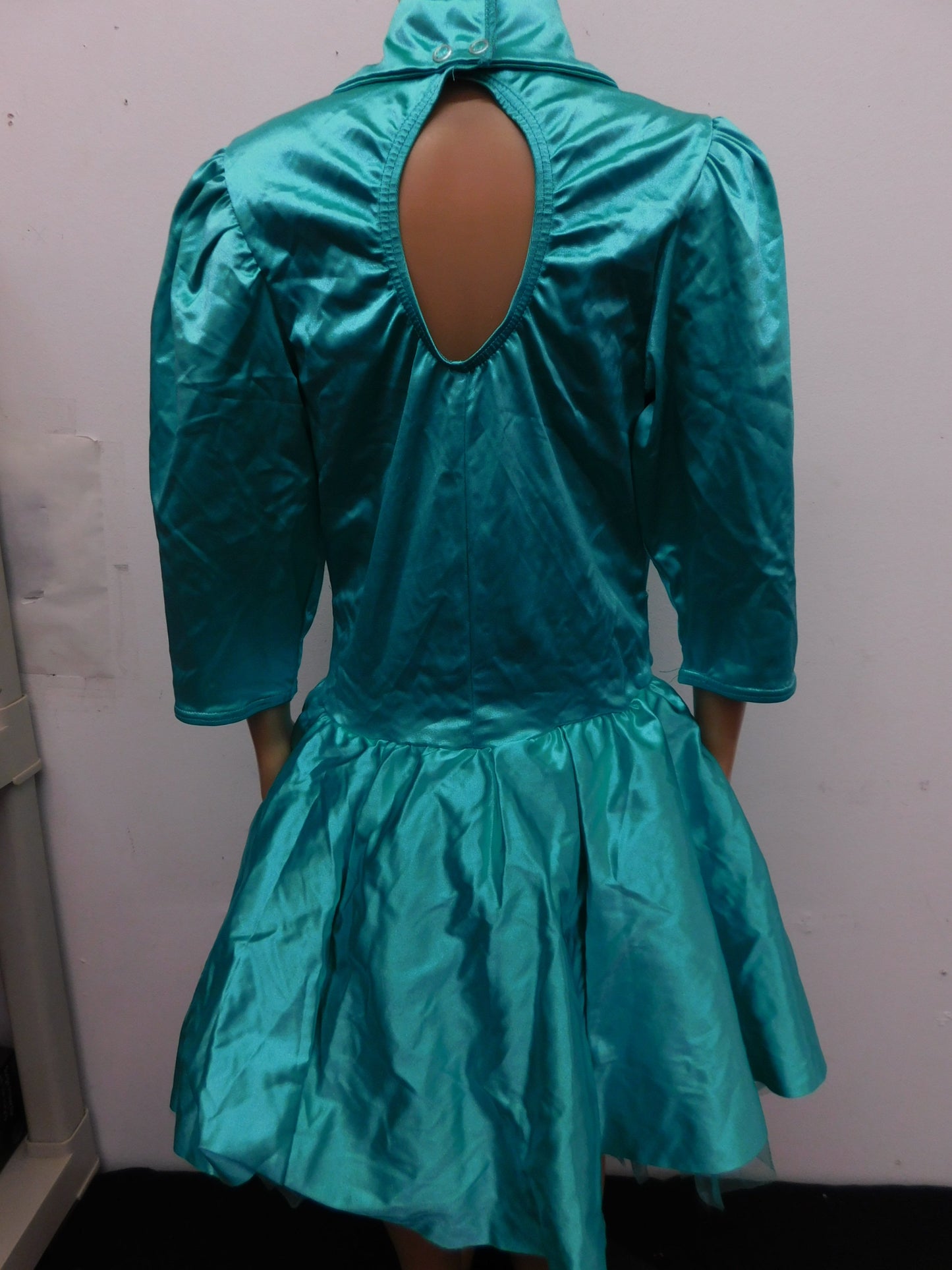 Pre-Owned Costume Weissman  9326 Small Adult Teal Dress Jazz