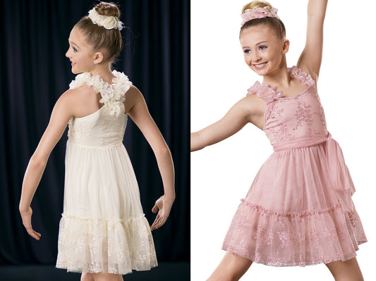 Pre-Owned Costume Weissman  9523 Medium Child Ivory Dress Lyrical