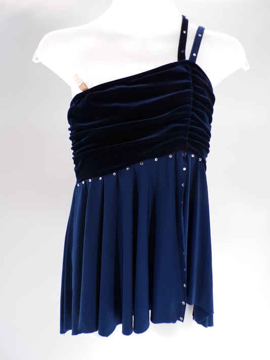 Pre-Owned Costume Art Stone   Small Adult Navy Blue  Lyrical