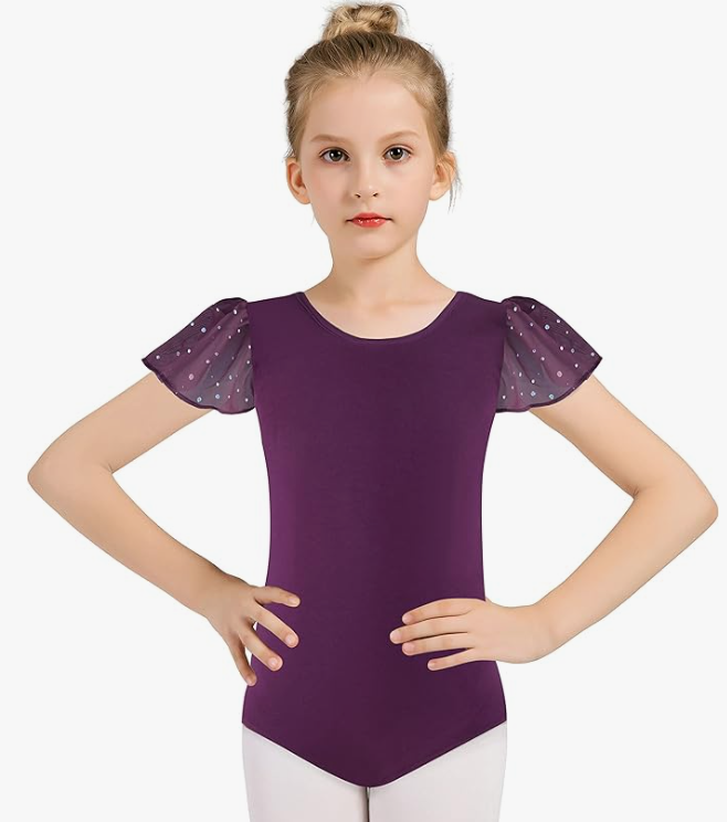 Pre-Owned Leotard X-Large Child Dark Purple Tap Ballet