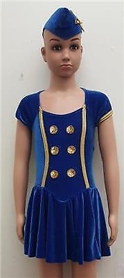 Pre-Owned Costume Gallery  14811 Intermediate Child Navy Blue  Jazz