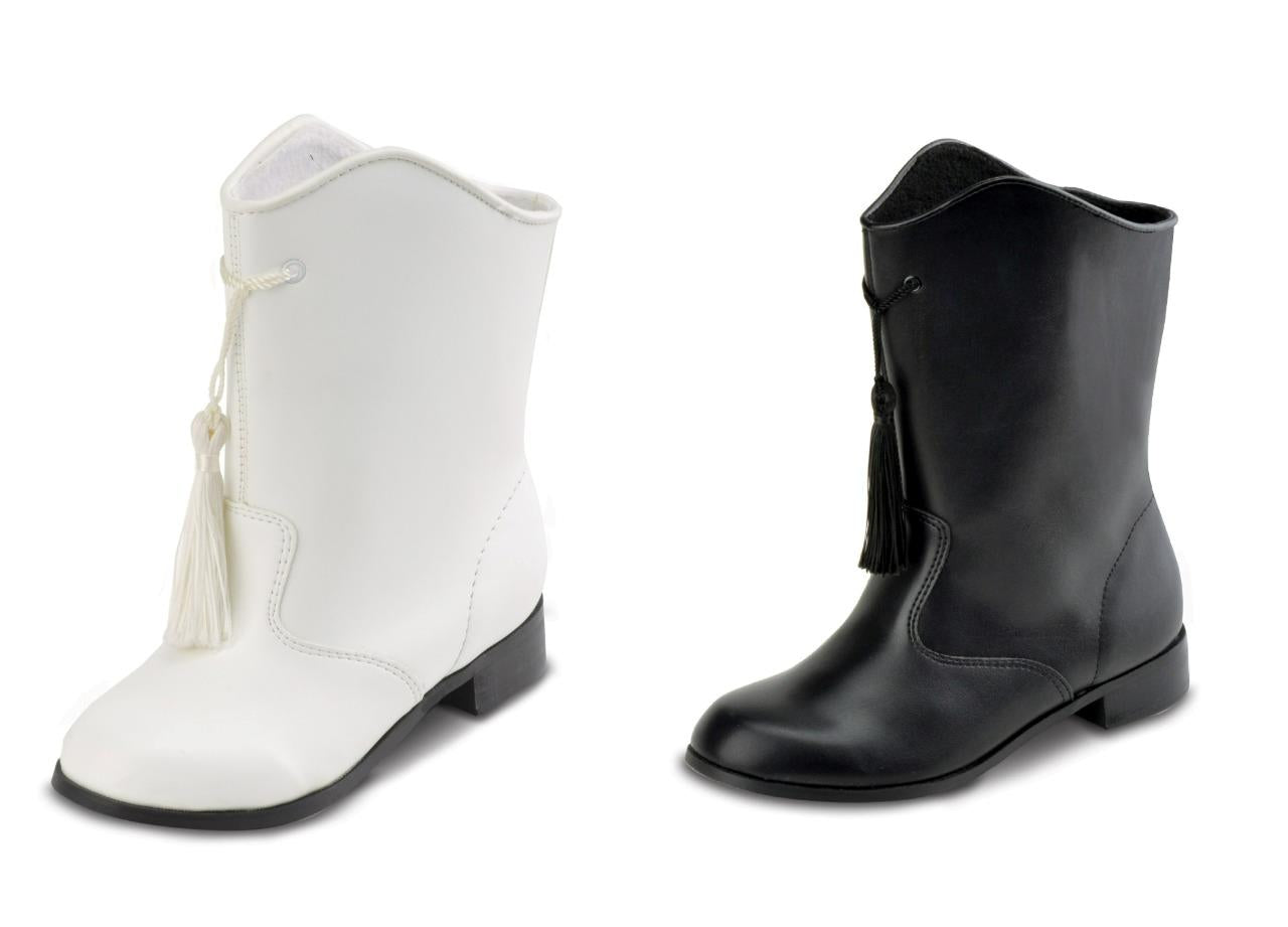 NEW Majorette Parade Shoes Danz N Motion Adult Adult Sizes Tassel Boots  Pull On Solid