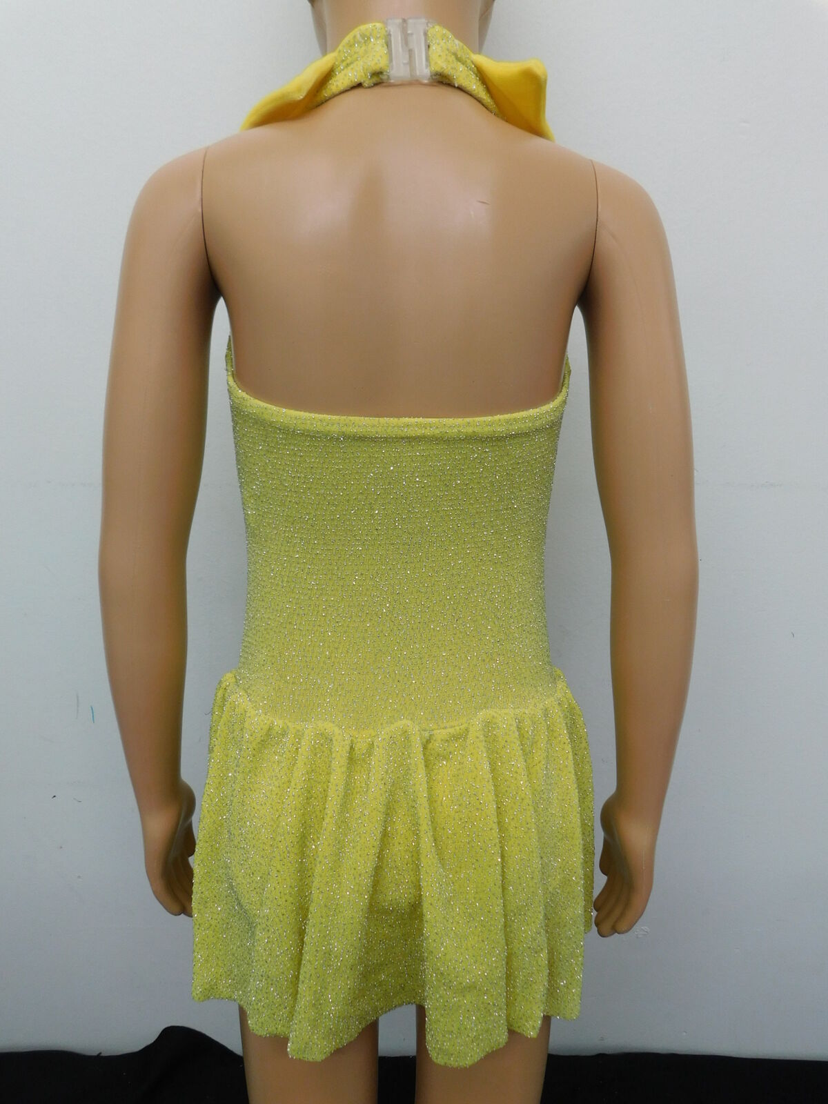 Pre-Owned Costume Costume Gallery   Medium Child Yellow Glitter Dress Jazz Tap