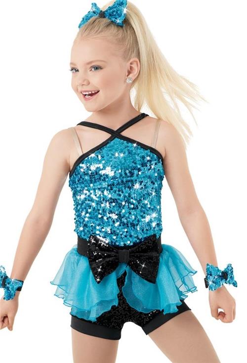 Pre-Owned Costume Weissman  9287 Small Child Turquoise  Jazz
