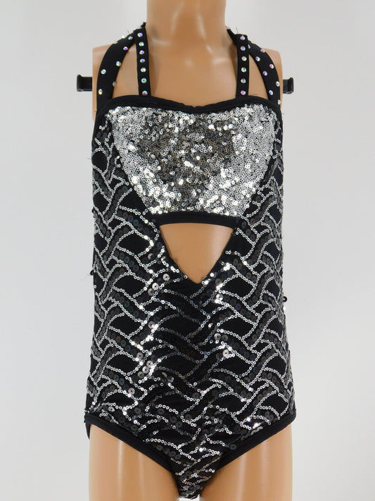 Pre-Owned Costume Glamour   Small Child Black  Jazz