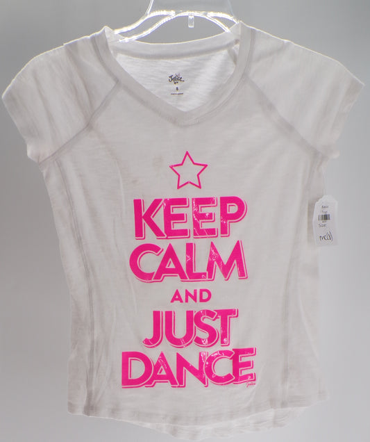 Pre-Owned T-Shirt Justice   Medium Child Pink  Jazz