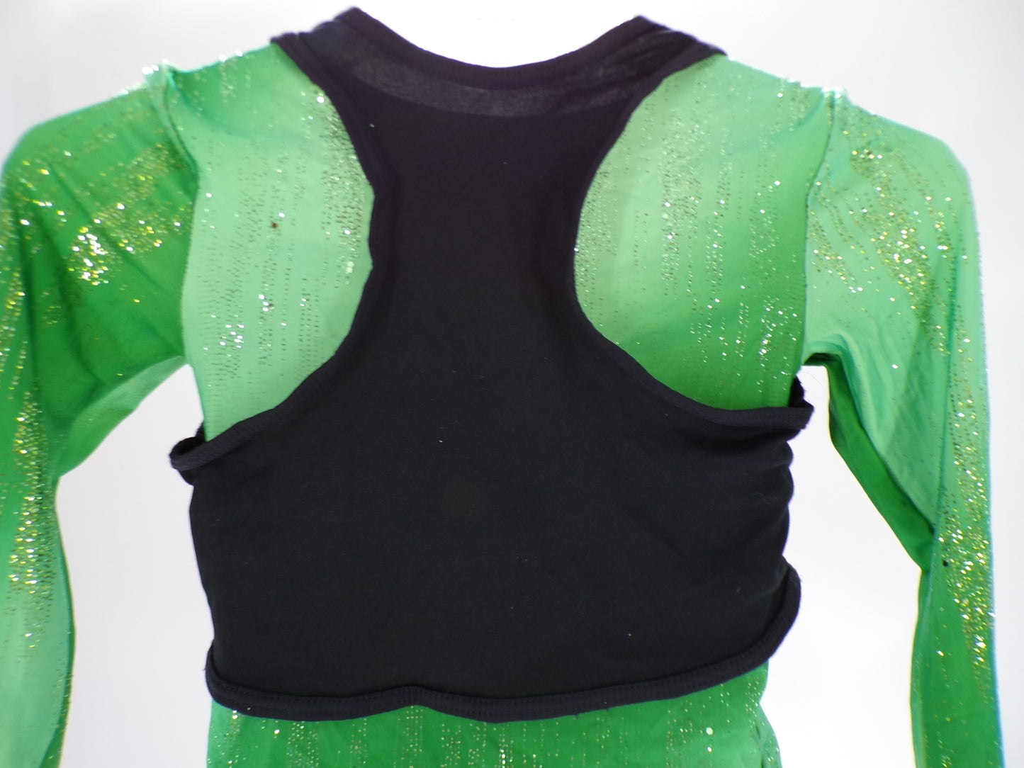 Pre-Owned Costume Curtain Call  E4243 Large Child Green  Jazz