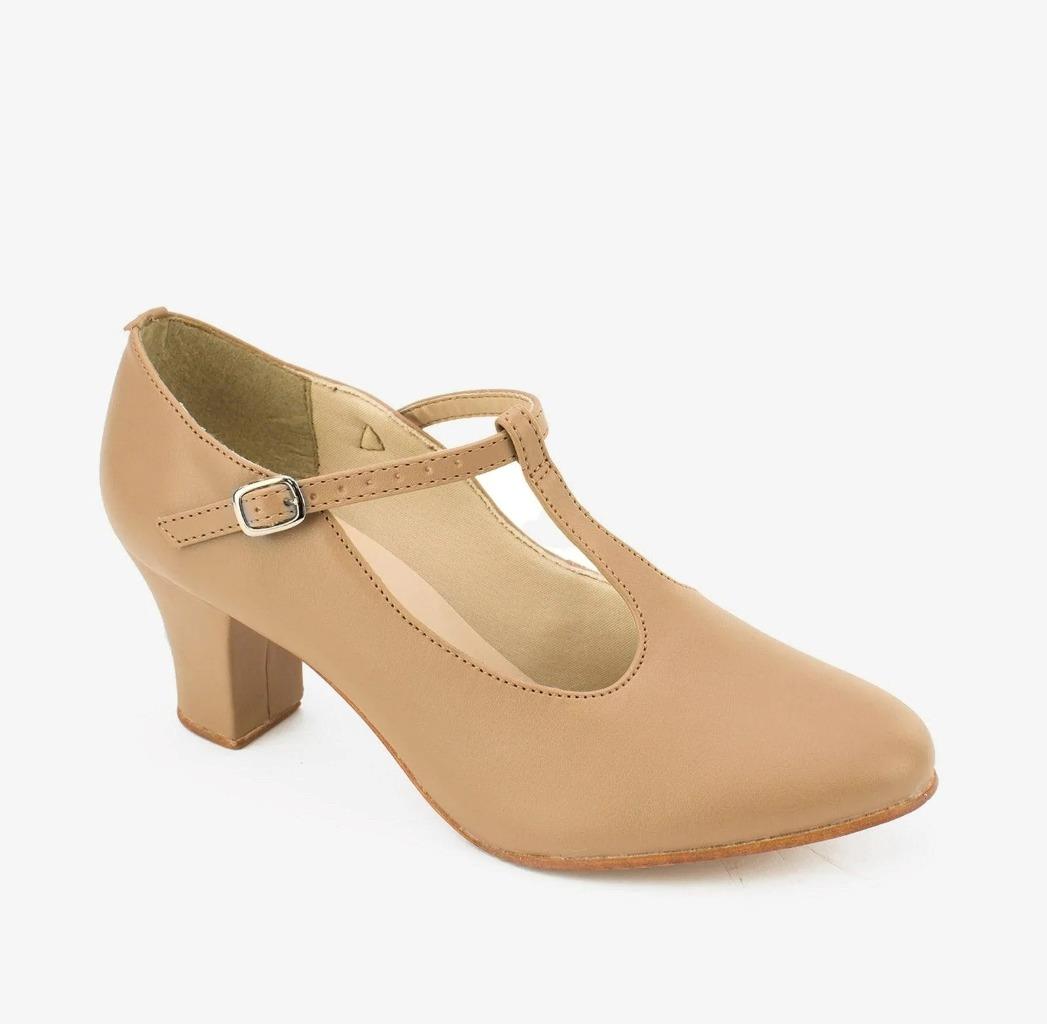 NEW Character Shoes So Danca CH40 Chrissie 2" Heel T Strap