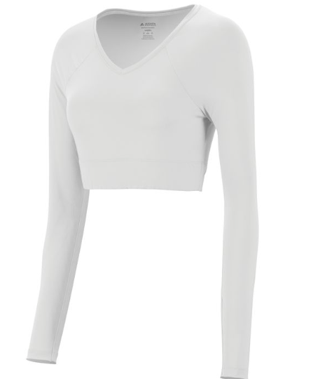 Pre-Owned Crop Top Augusta   Small Adult Black  Cheer Jazz