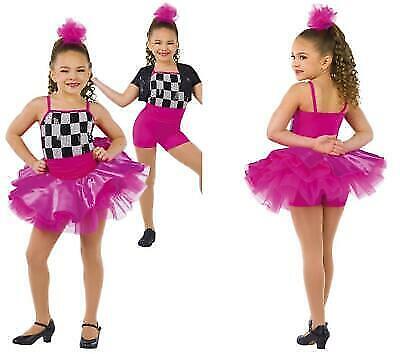 Pre-Owned Costume Dansco 20200 Large Child Hot Pink Jazz
