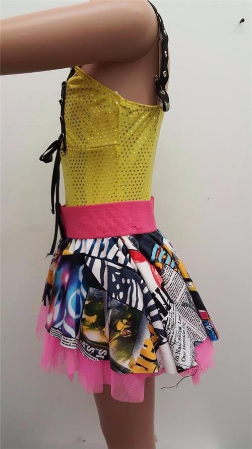 Pre-Owned Costume Dansco   Large Child Bright Colors  Jazz