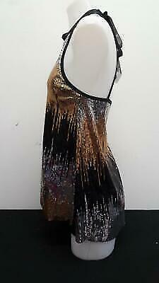 Pre-Owned Costume Gallery  16380 Large Child Metallic Dress Jazz Sequin