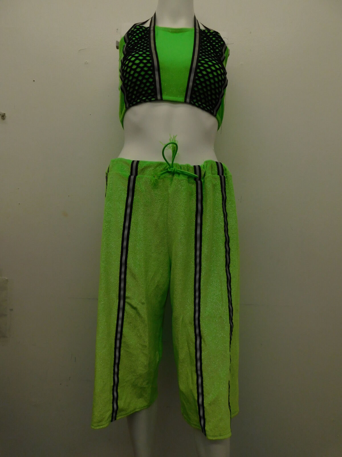 Pre-Owned Costume Unbranded   Medium Adult Lime Green  Jazz
