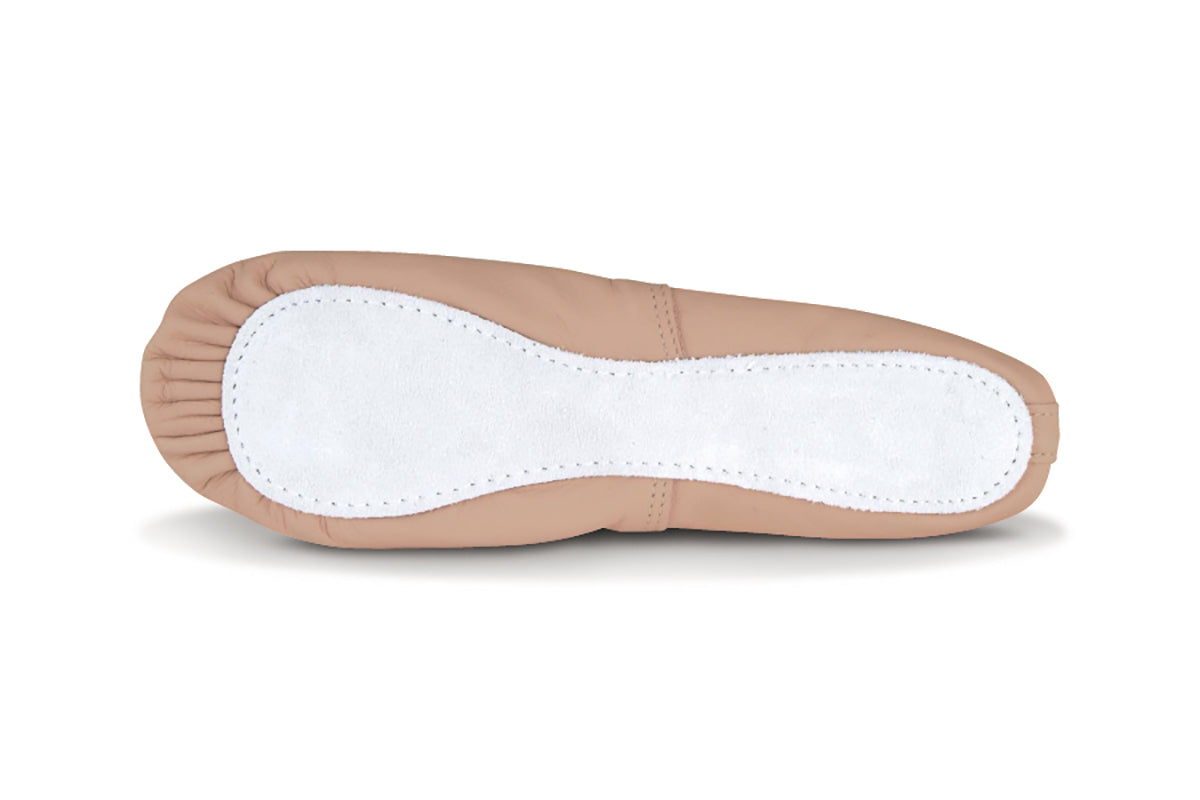 Pre-Owned Ballet Shoes DanzNMotion Adult 6M  Leather Single Strap Full Sole