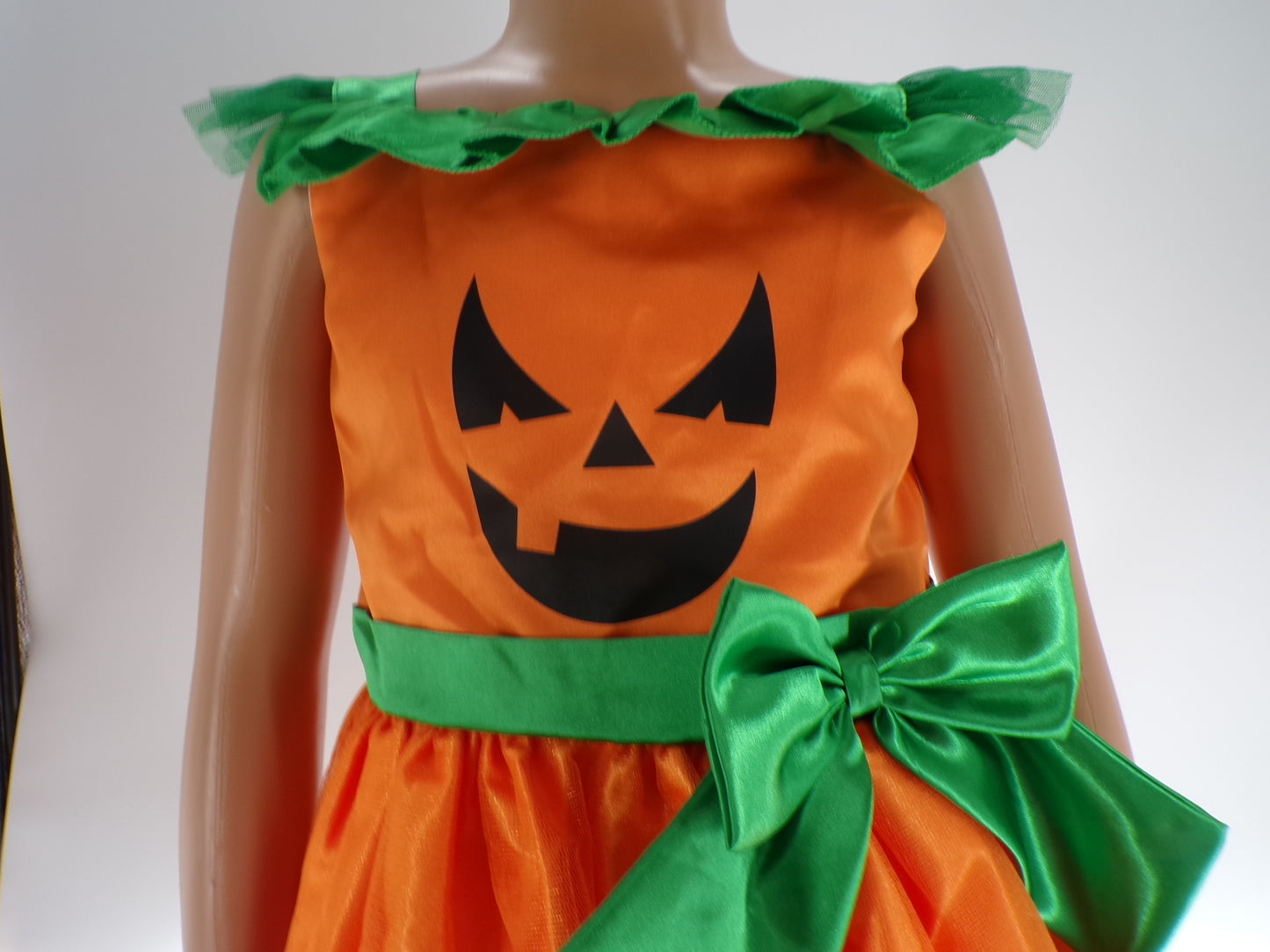 Pre-Owned Costume Relibeauty Small Child Orange Jazz Halloween Pumpkin