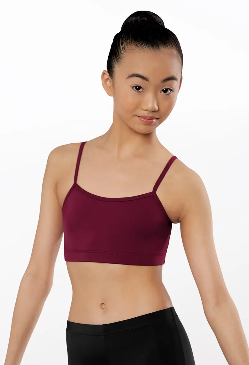 Pre-Owned Crop Top Balera  MT12462 Small Adult Burgundy  Jazz
