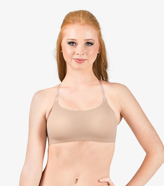 Pre-Owned Sports Bra Clementine   Medium Child Nude  Jazz