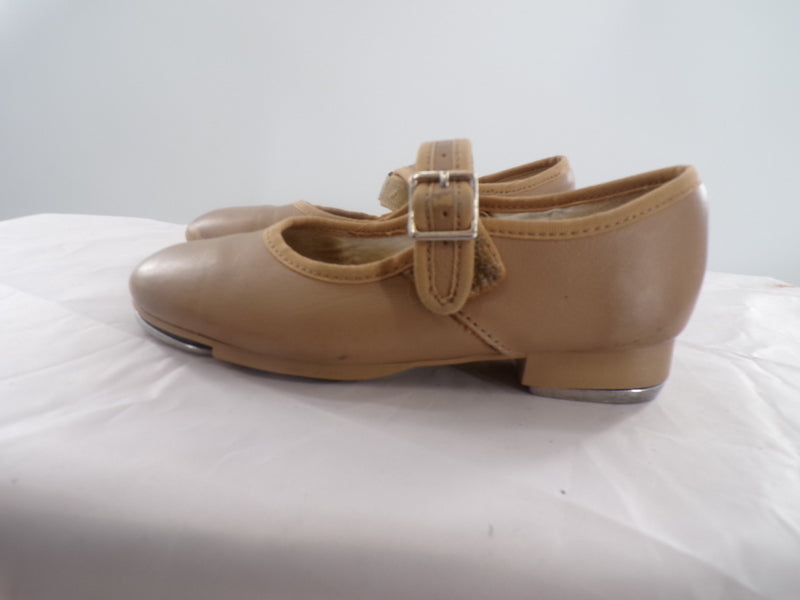 Pre-Owned Tap Shoes Capezio Little Kid 12.5M Mary Jane Leather Loop Strap