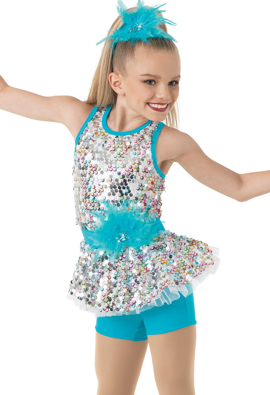 Pre-Owned Costume Weissman  10634 Small Child Blue  Jazz