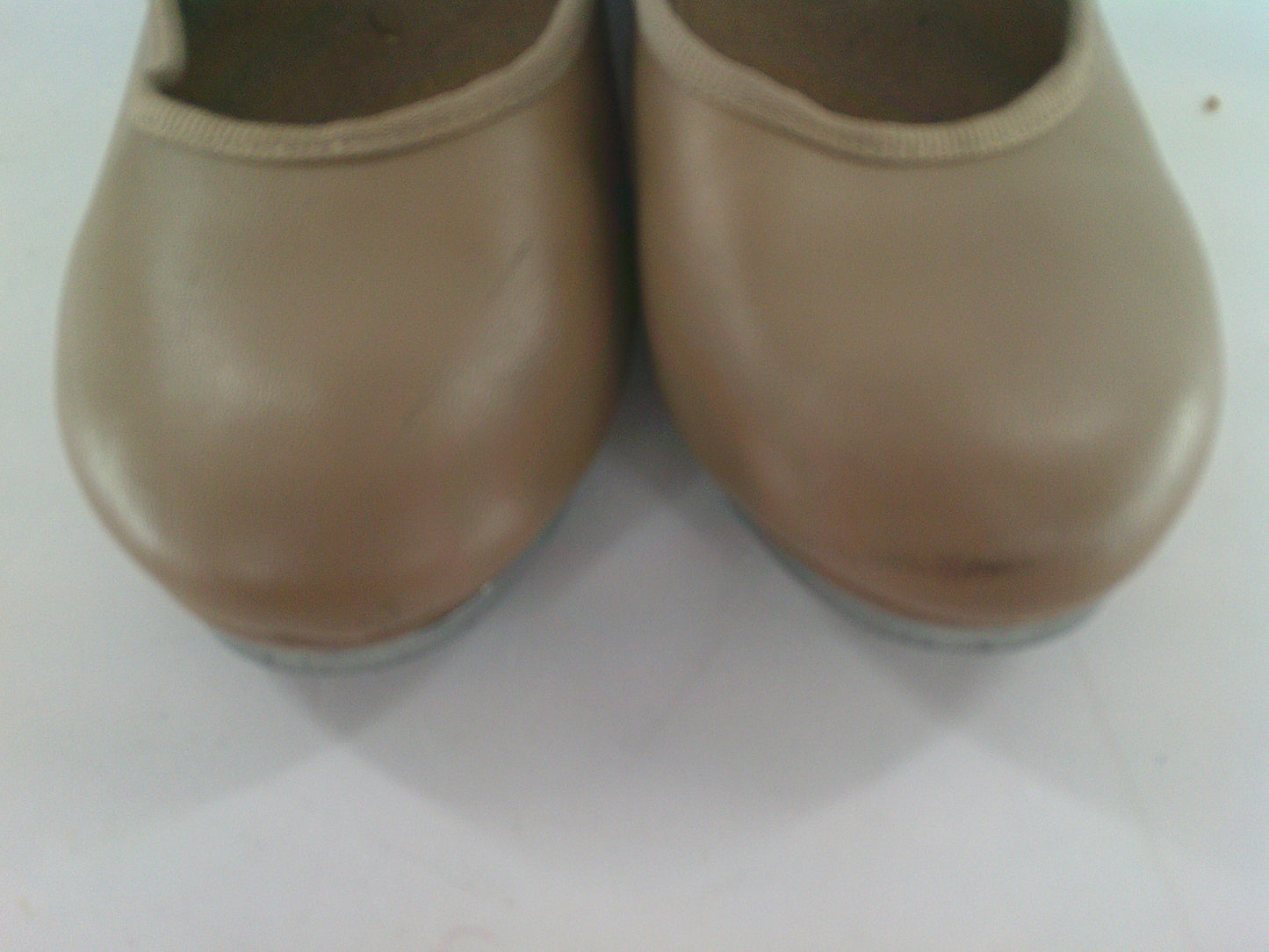 Pre-Owned Tap Shoes Dancing Fair Kids 1M Mary Jane Leather Buckle Student