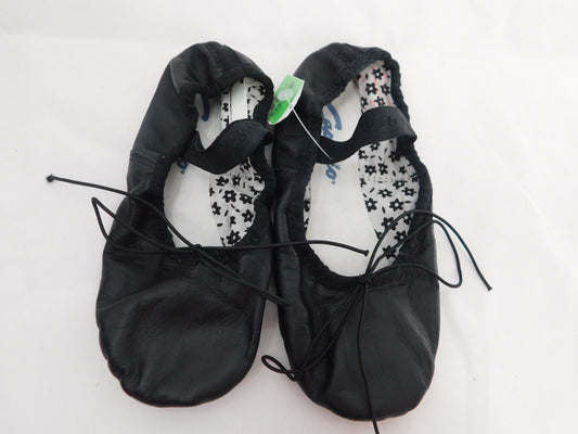 Pre-Owned Ballet Shoes Capezio Little Kid 13M Tie Drawstring Leather Single Strap Full Sole