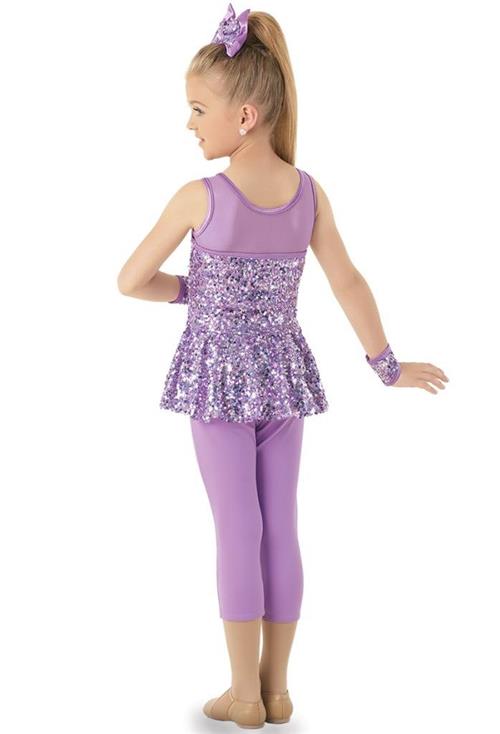 Pre-Owned Costume Weissman  9695 Intermediate Child Teal  Jazz