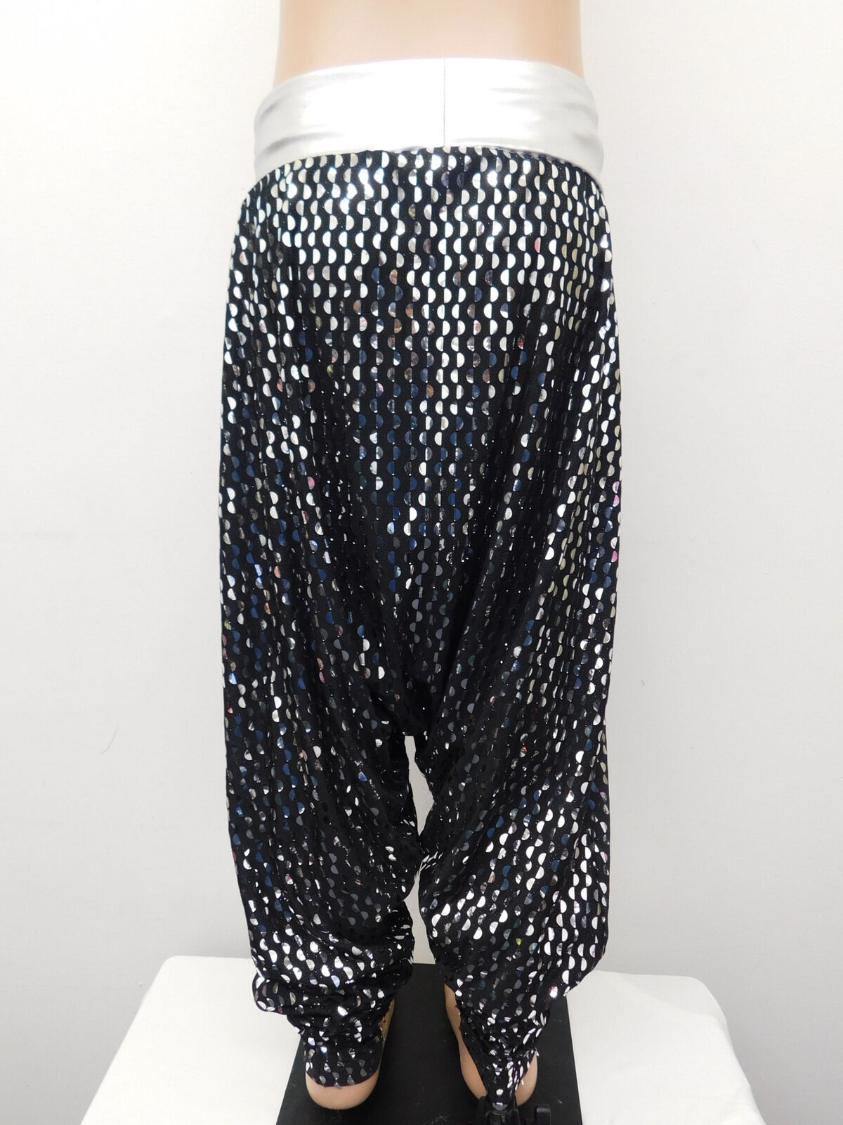 Pre-Owned Pants Double Platinum   Large Child Silver  Jazz