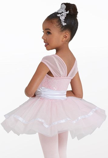 Pre-Owned Costume Weissman  11981 XS Child Yellow Tutu Ballet Sequin