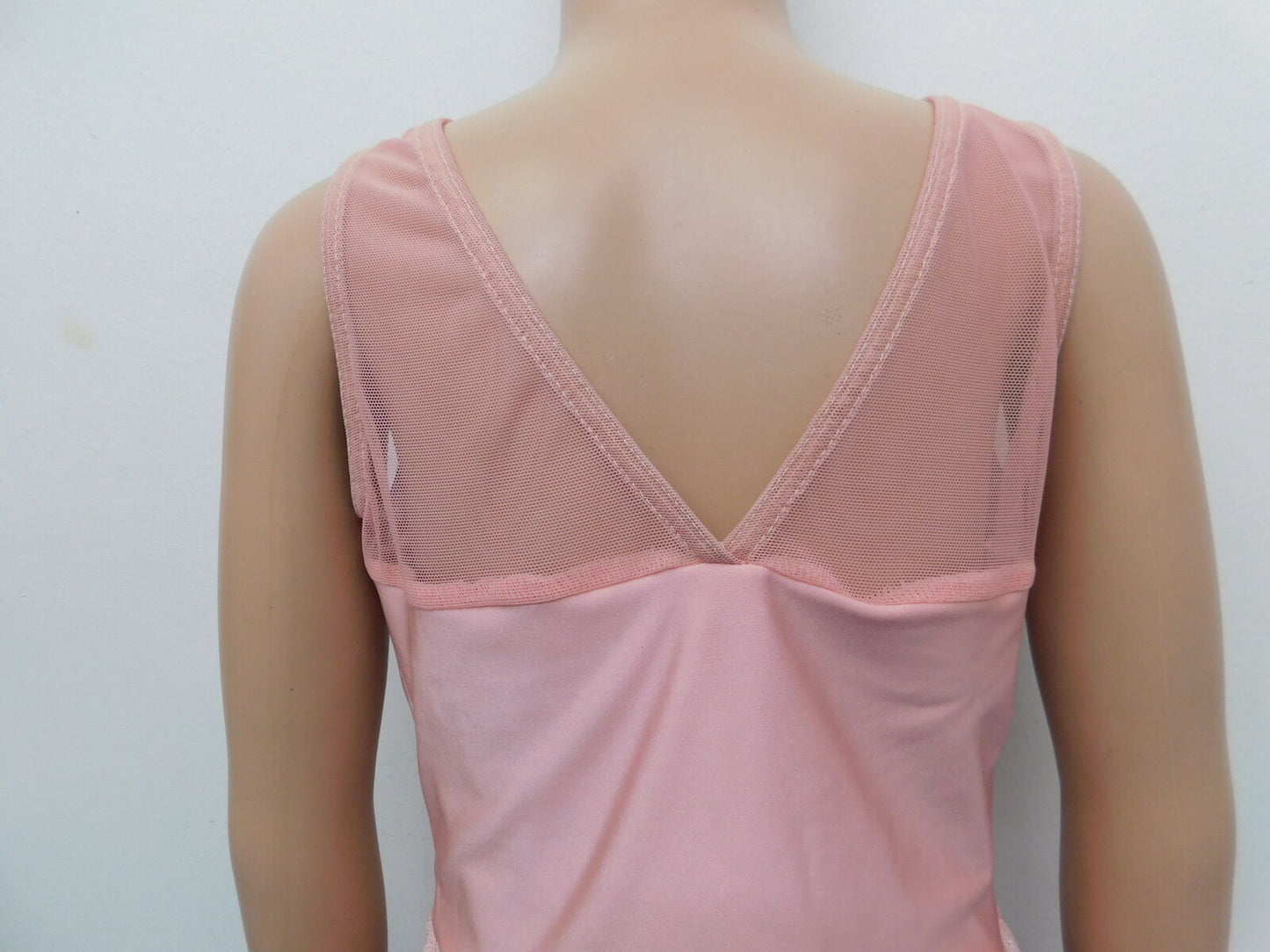 Pre-Owned Costume AWCT  20482 Large Child Pink Dress Lyrical Sequin