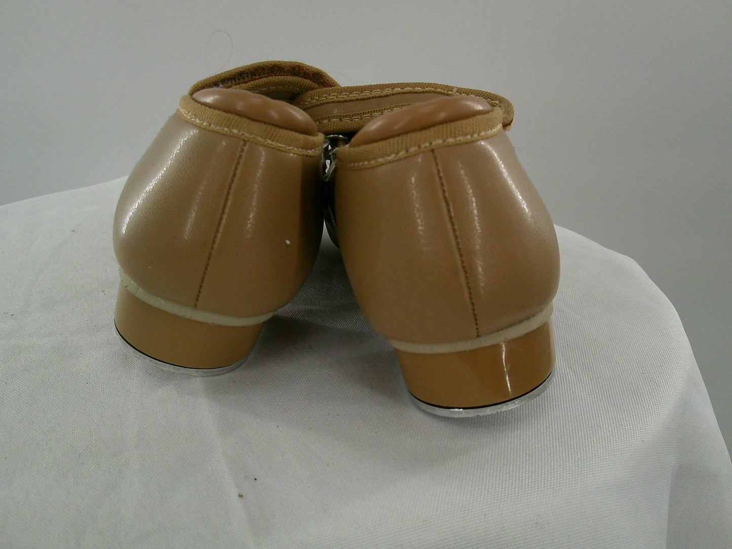 Pre-Owned Tap Shoes Revolution Girls 13M Mary Jane Leather Loop Strap