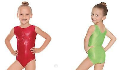 Pre-Owned Leotard Eurotard Small Child Turquoise Acro Tumbling
