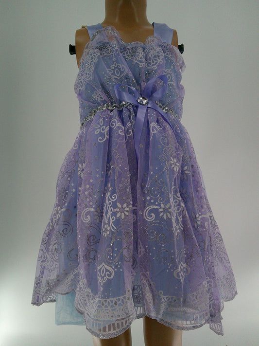 Pre-Owned Costume Gallery  15262 Small Child Purple Dress Ballet  Sequin Elsa